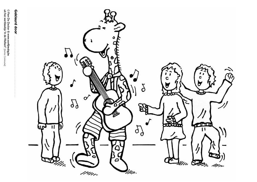 juul und seine freunde machen musik Malvorlage juul und seine freunde machen musik