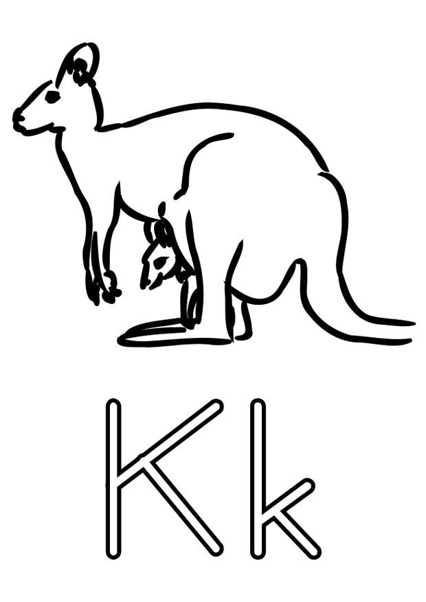 k Malvorlage k