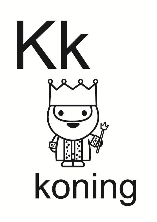 k Malvorlage k