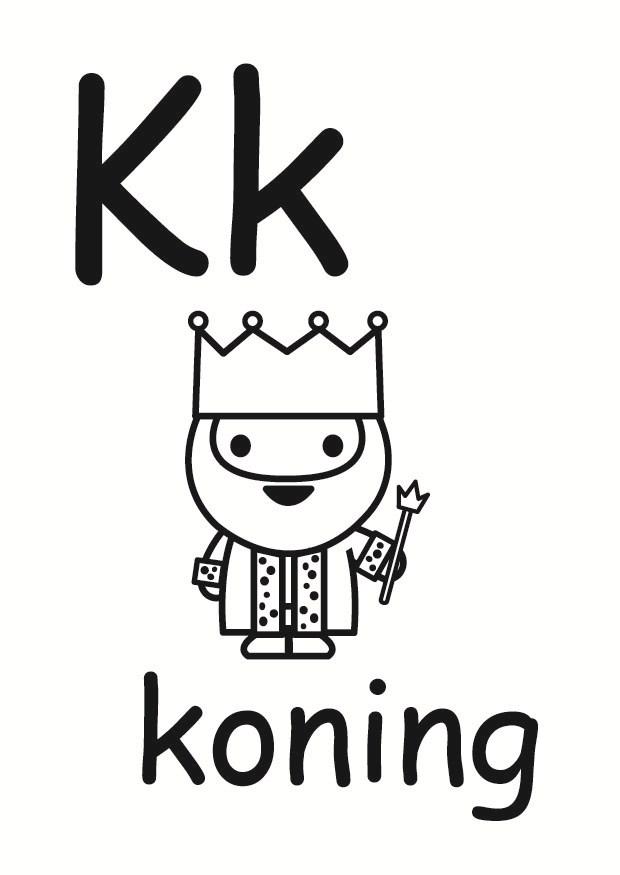 k Malvorlage k