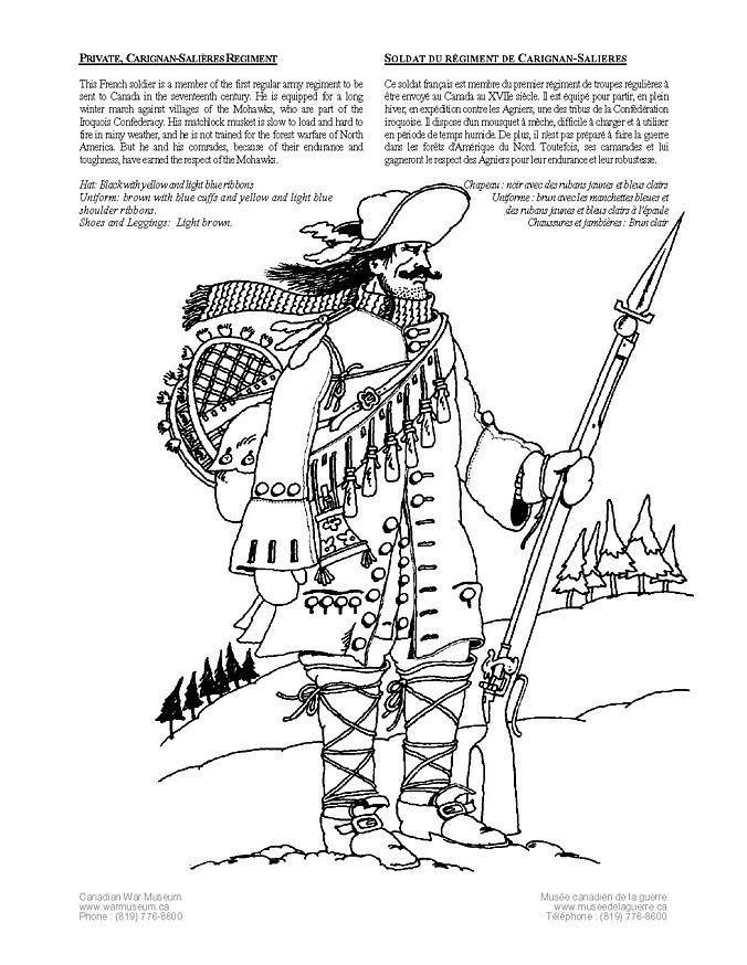 kanadischer soldat Malvorlage kanadischer soldat