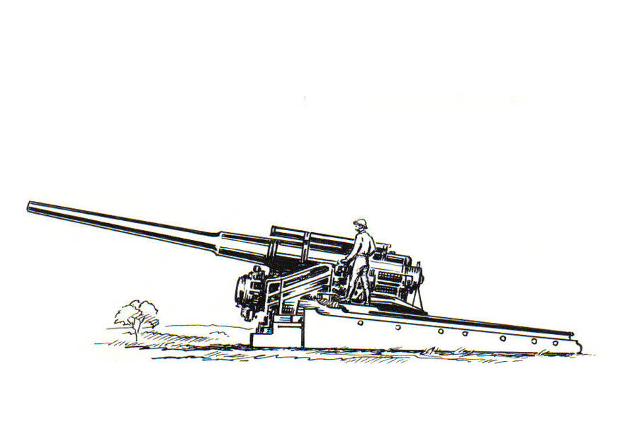 kanone Malvorlage kanone