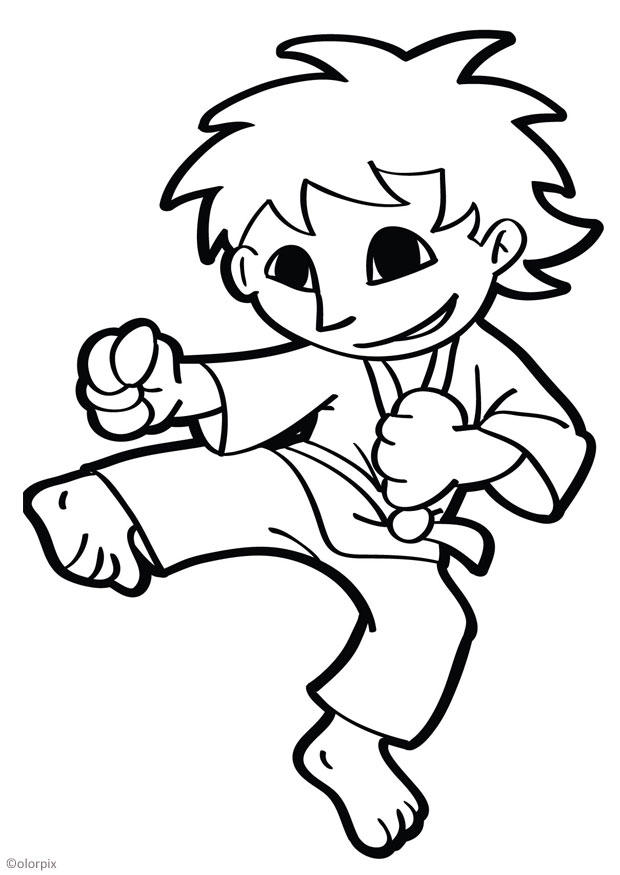 karate Malvorlage karate