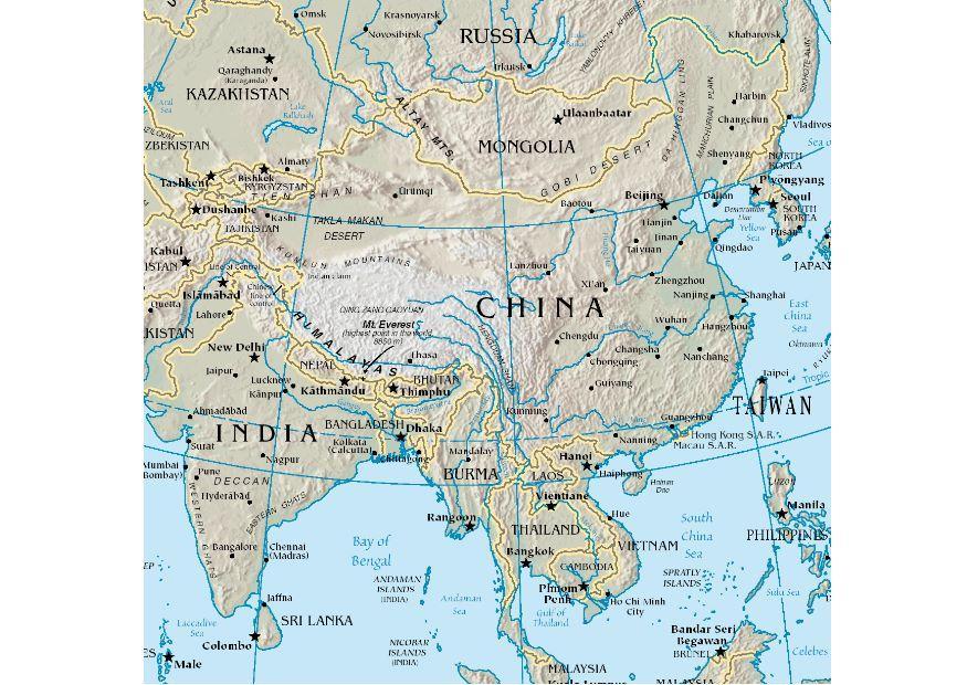 karte china Bild karte china
