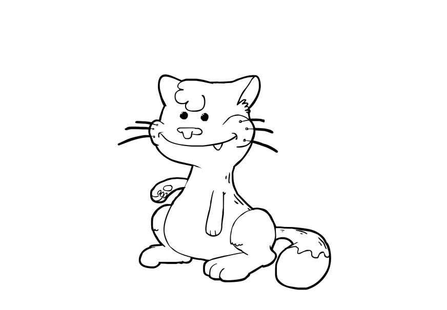 Malvorlage katze