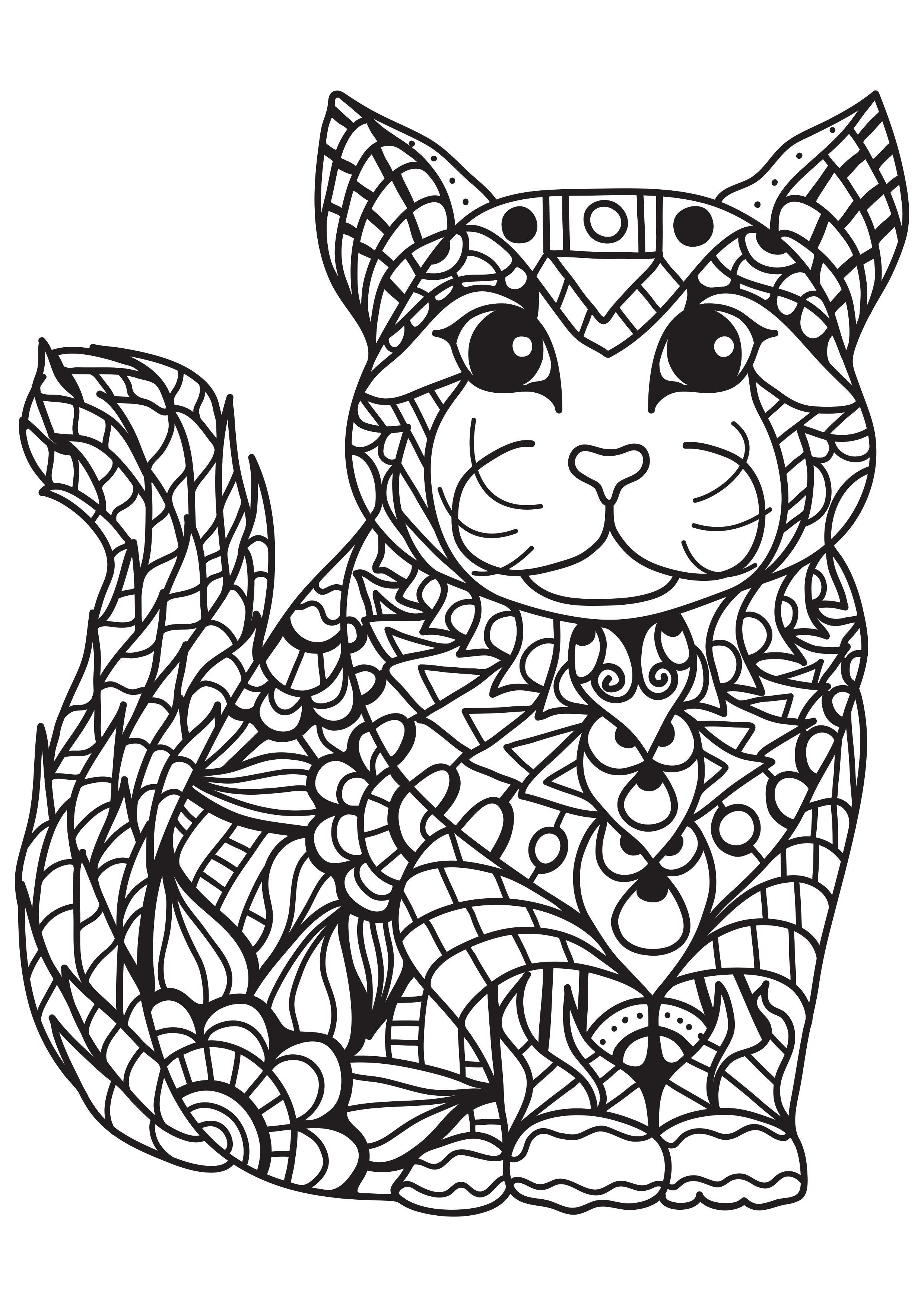 katze Malvorlage katze