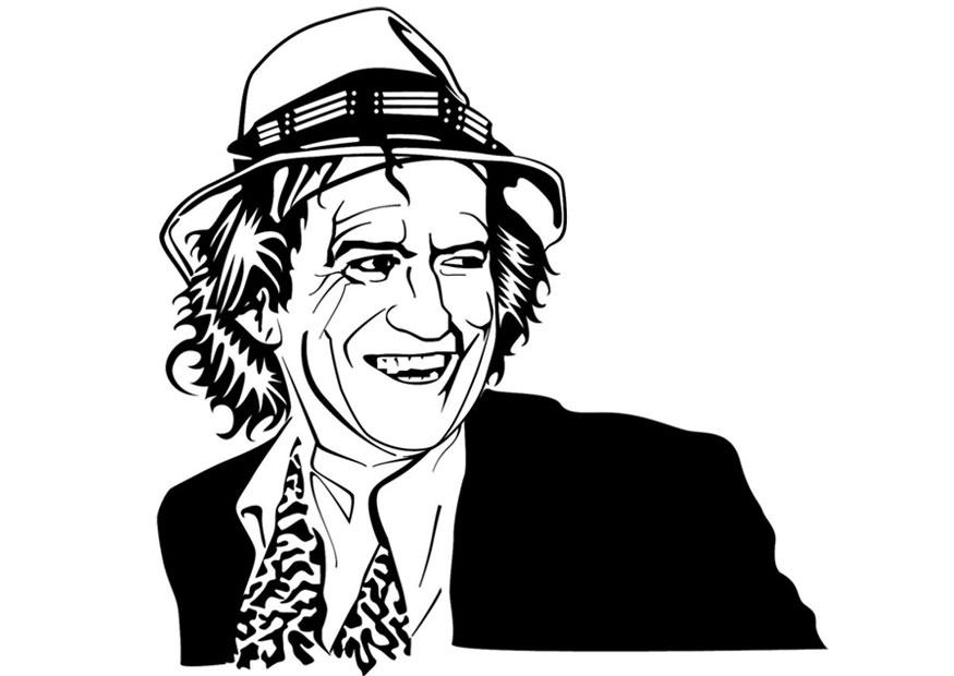 keith richards Malvorlage keith richards