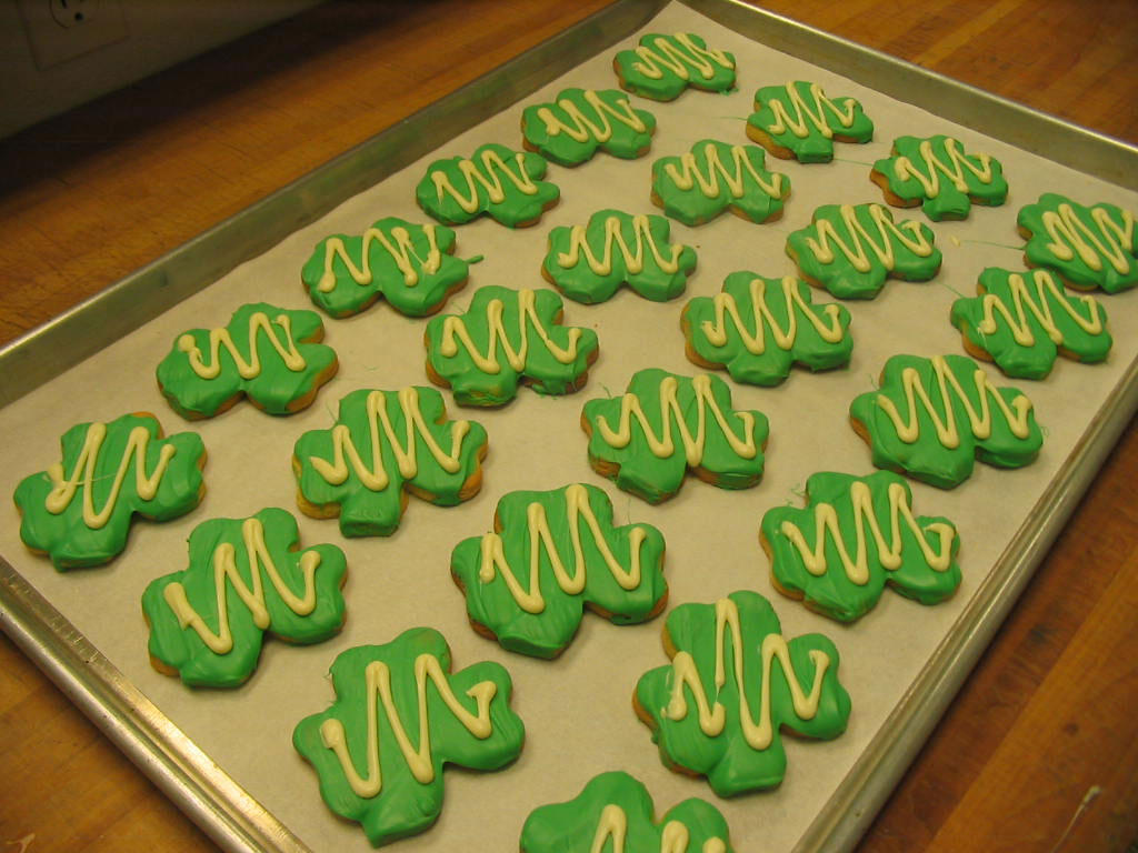 kekse zum st. patricks day Foto kekse zum st. patricks day