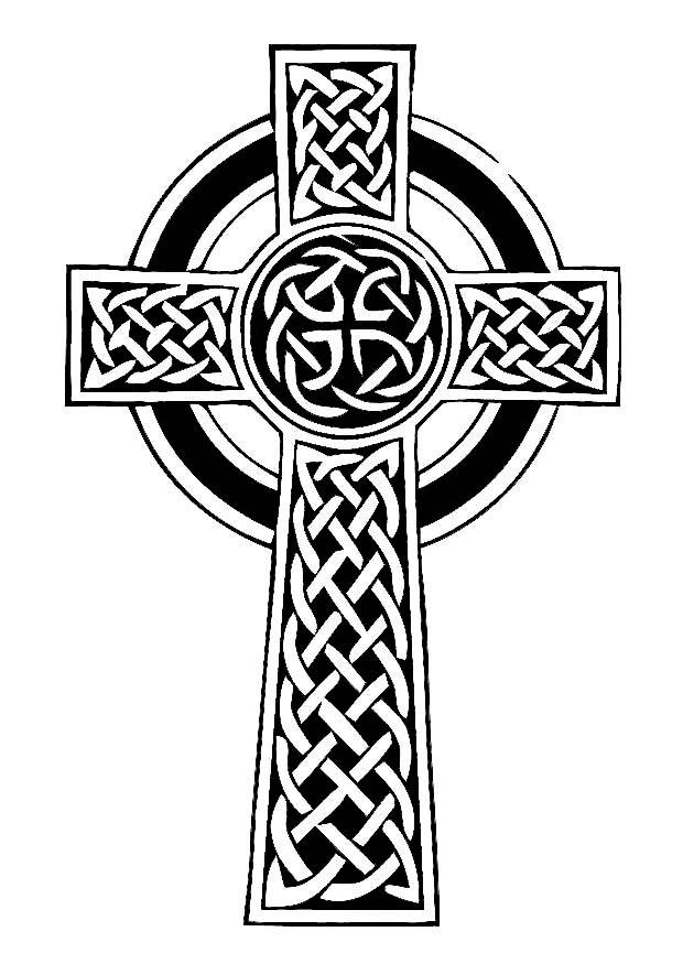 keltisches kreuz Malvorlage keltisches kreuz
