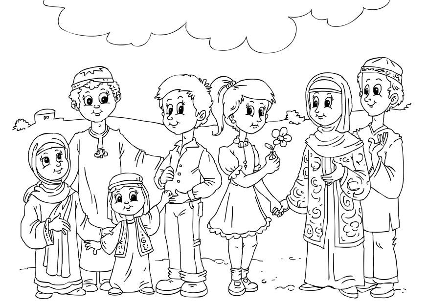 kinder aus dem westen in muslimkultur Malvorlage kinder aus dem westen in muslimkultur
