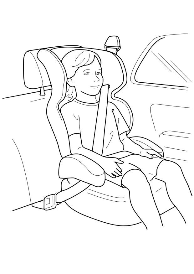 kinderautositz Malvorlage kinderautositz