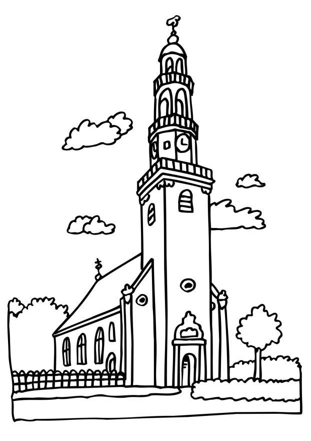 kirche Malvorlage kirche