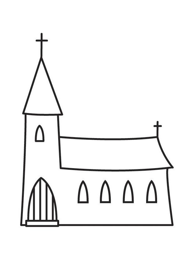 kirche Malvorlage kirche