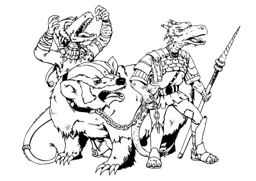 Malvorlage kobold