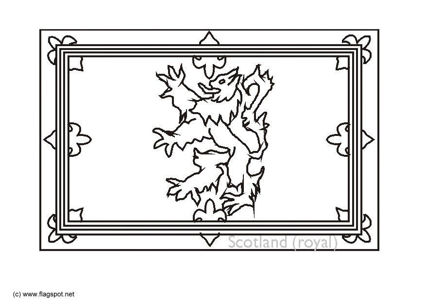 kA¶nigliche schiffsflatte schottland Malvorlage kA¶nigliche schiffsflatte schottland