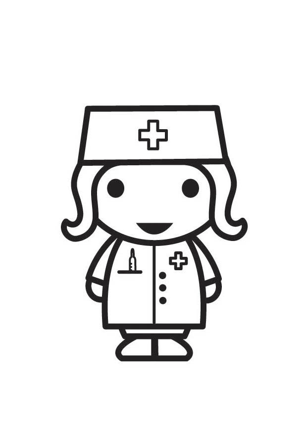 Malvorlage krankenschwester