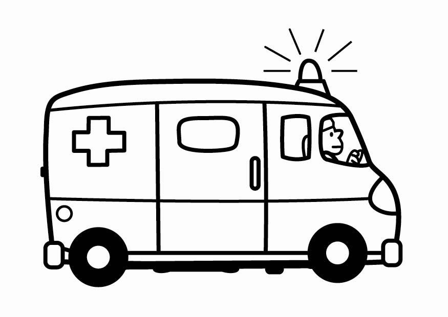 krankenwagen Malvorlage krankenwagen