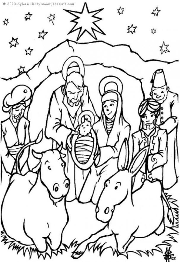 krippe weihnachten Malvorlage krippe weihnachten