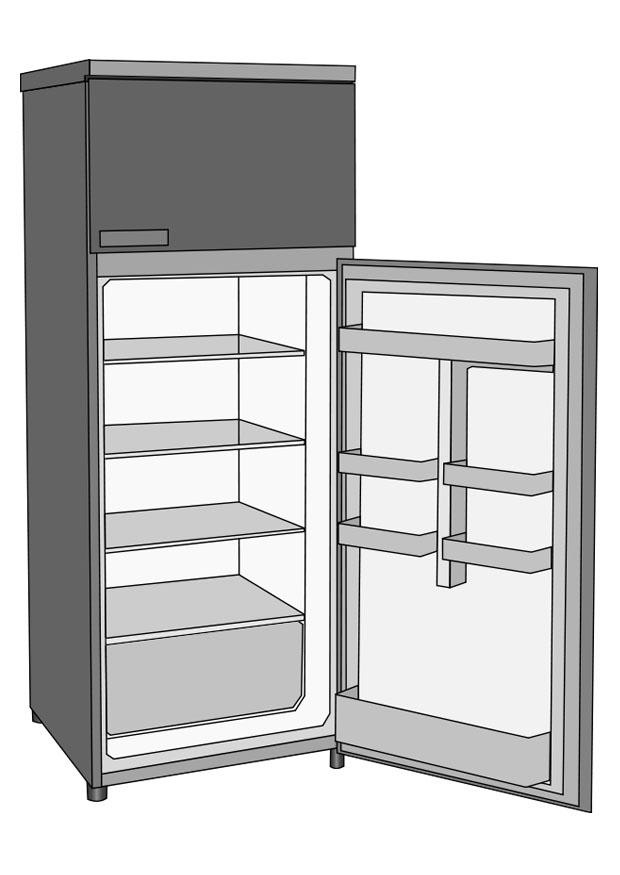 kA¼hlschrank Malvorlage kA¼hlschrank