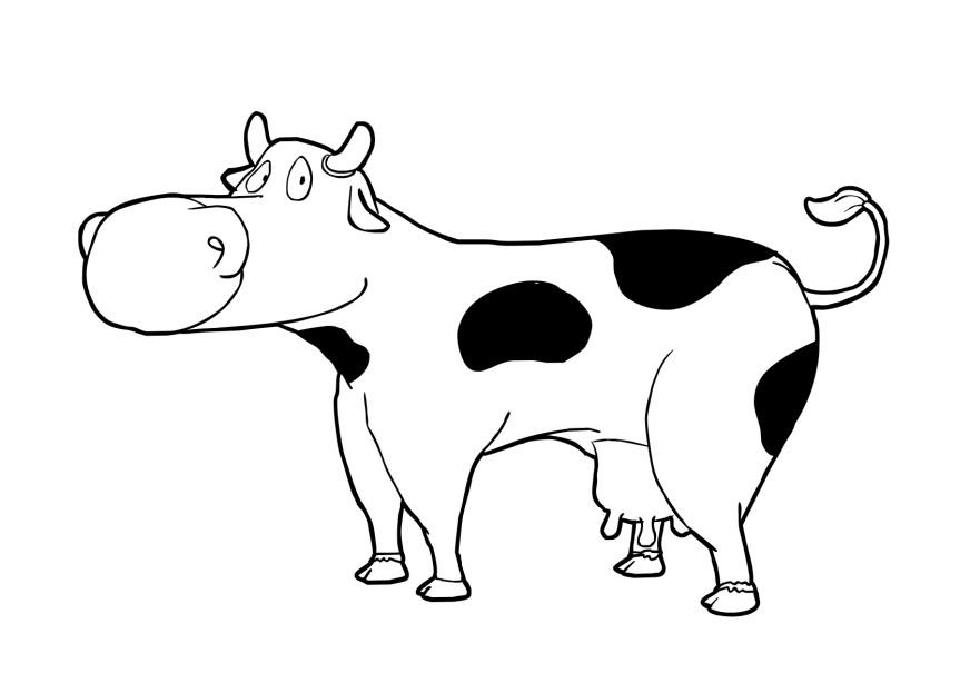 Malvorlage kuh