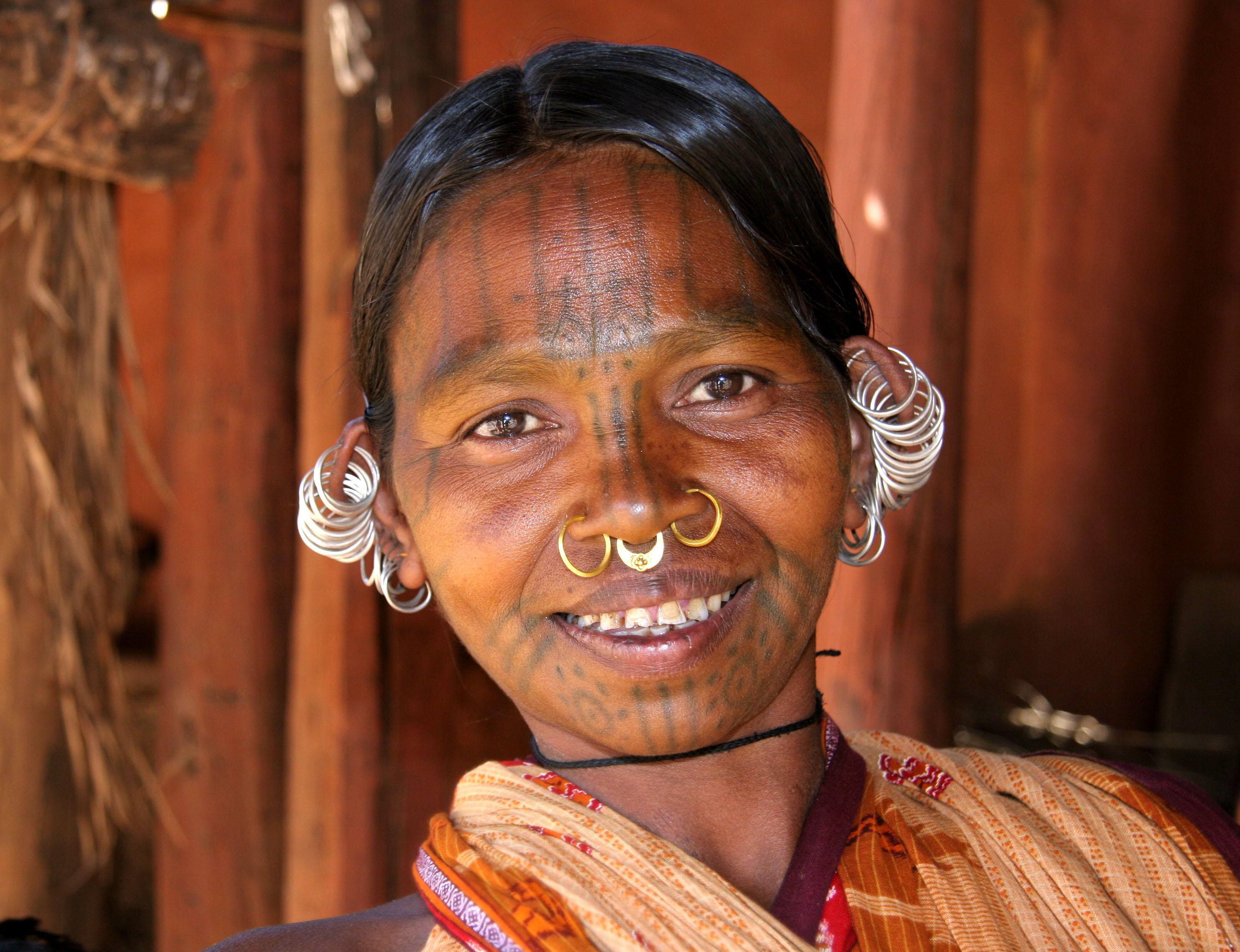 kutia-kondh frau aus indien Foto kutia-kondh frau aus indien