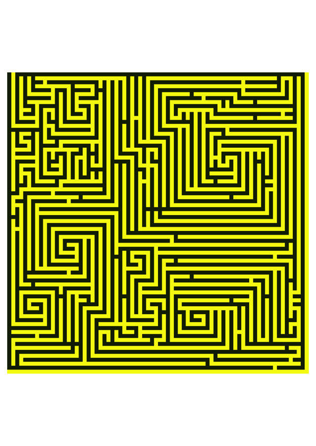 labyrinth - gelb Bild labyrinth - gelb