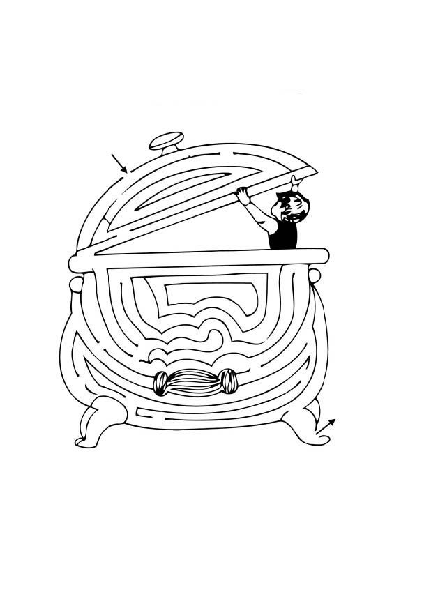 labyrinth kessel Malvorlage labyrinth kessel
