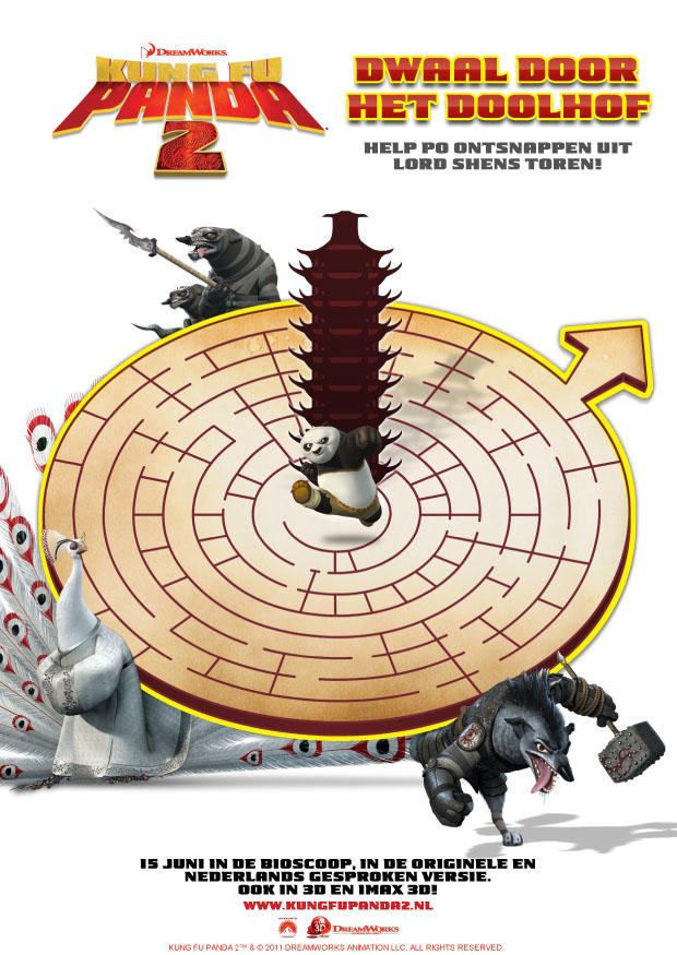 labyrinth - kung fu panda 2 Bild labyrinth - kung fu panda 2