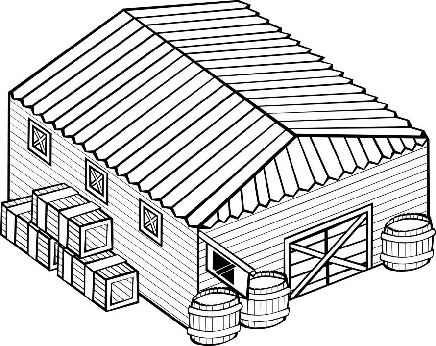 lagerhalle Malvorlage lagerhalle