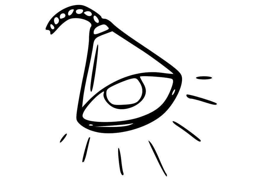 lampe Malvorlage lampe