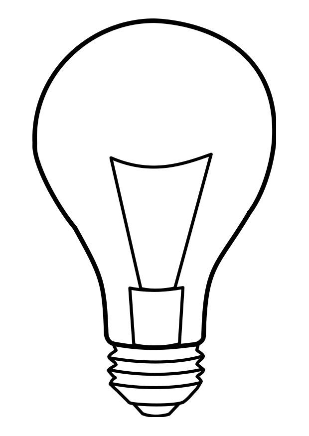 lampe Malvorlage lampe