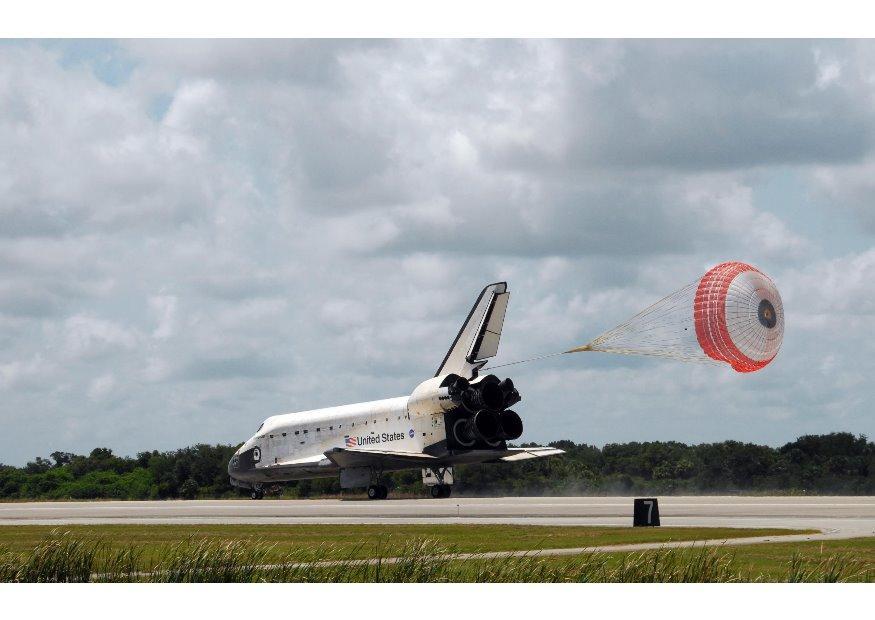 landung des space shuttle Foto landung des space shuttle