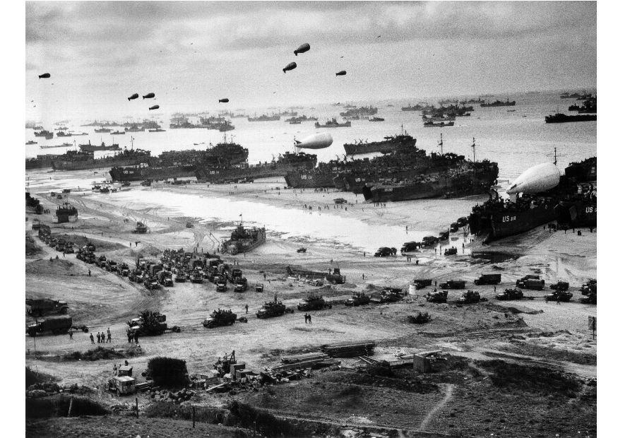 landung in der normandie, nachschub Foto landung in der normandie, nachschub