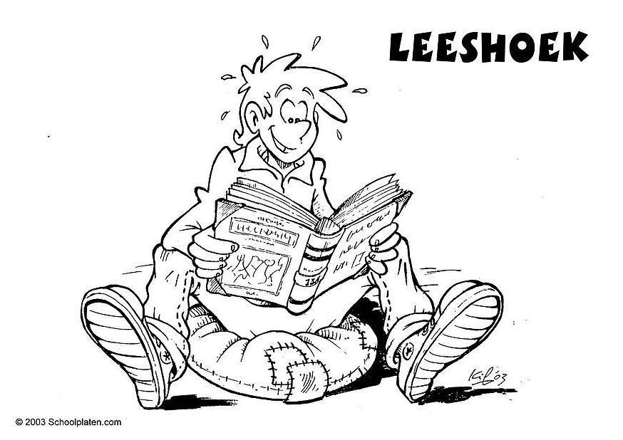 lese-ecke Malvorlage lese-ecke