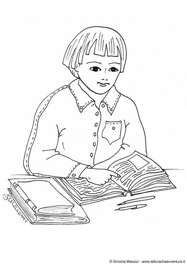 lesen Malvorlage lesen