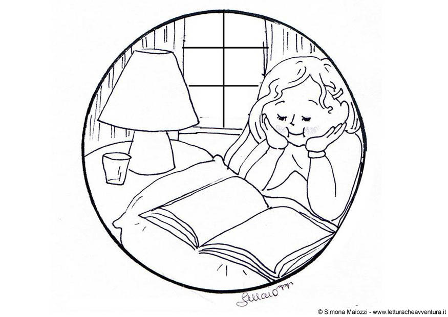 lesen Malvorlage lesen