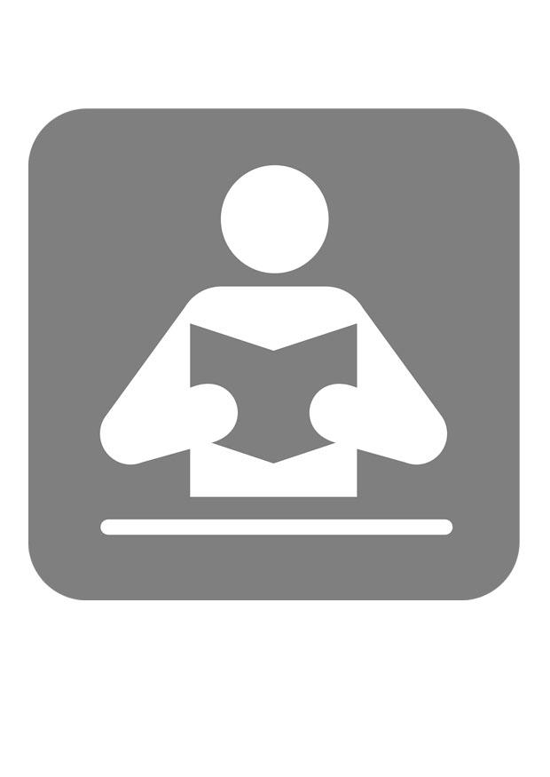 Malvorlage lesen