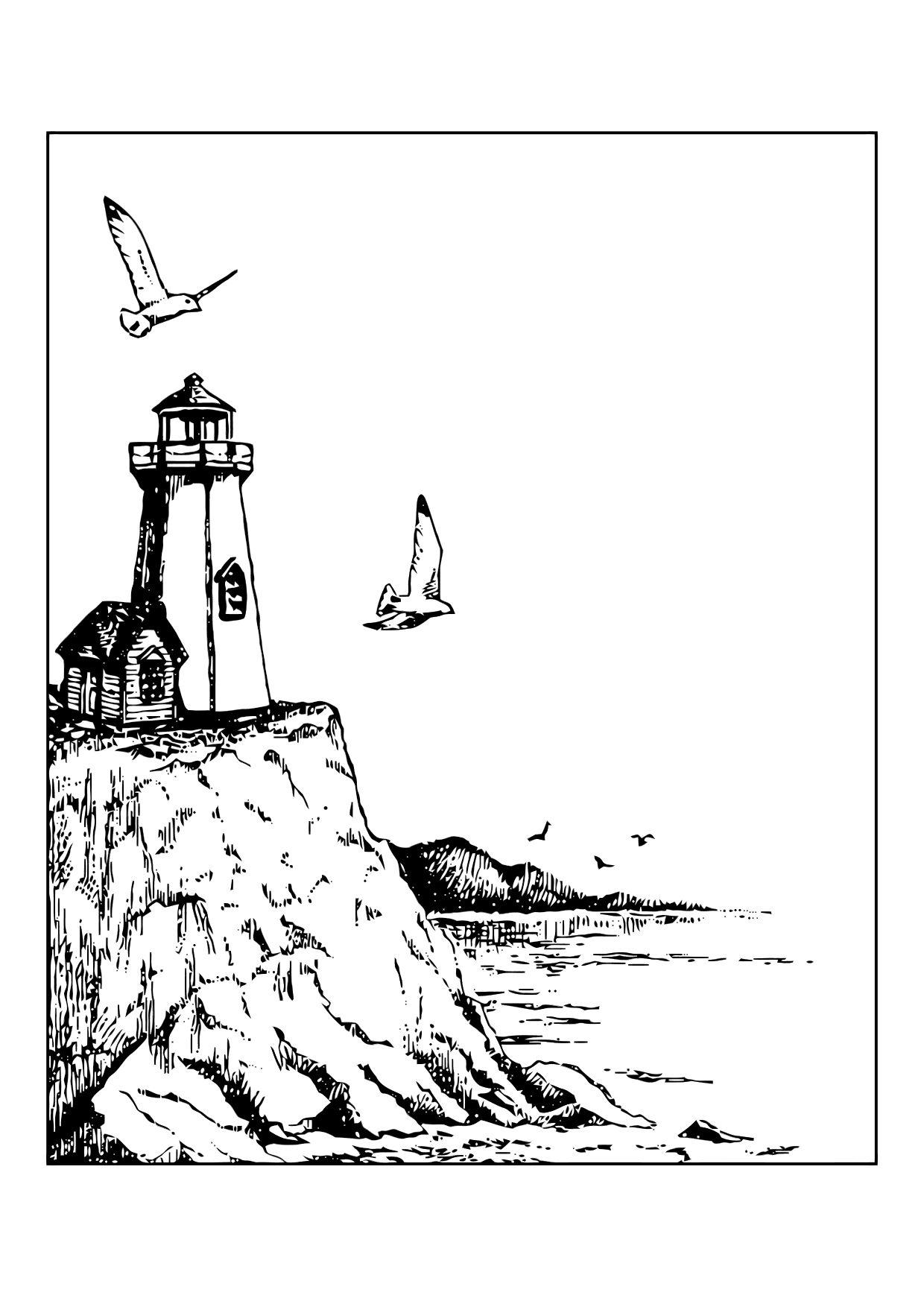 leuchtturm Malvorlage leuchtturm