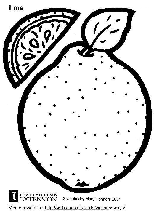 limone Malvorlage limone
