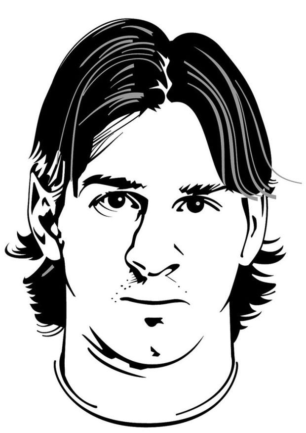 Malvorlage lionel messi