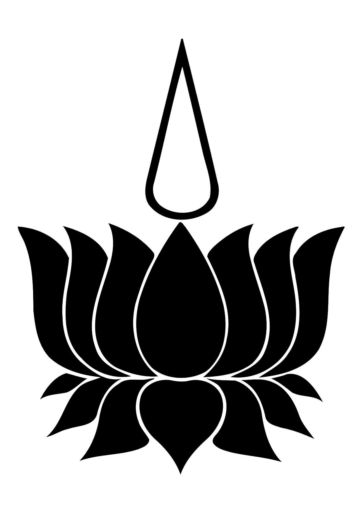 lotus und seel Malvorlage lotus und seel