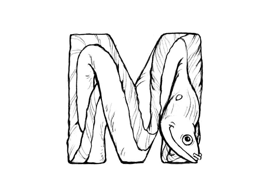 m-moray Malvorlage m-moray