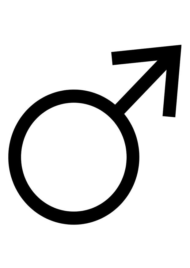 mA¤nnersymbol Malvorlage mA¤nnersymbol
