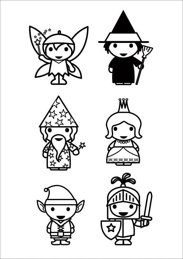 mA¤rchenfiguren Malvorlage mA¤rchenfiguren