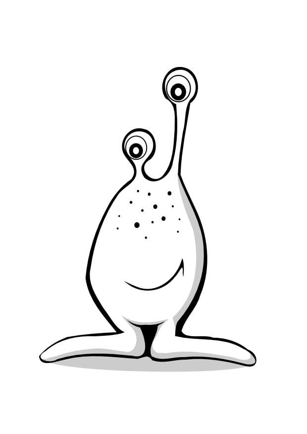 Malvorlage  alien