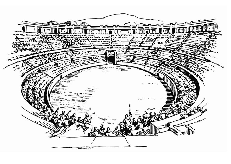 Malvorlage  amphitheater