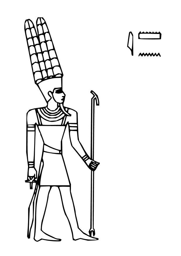 Malvorlage  amun