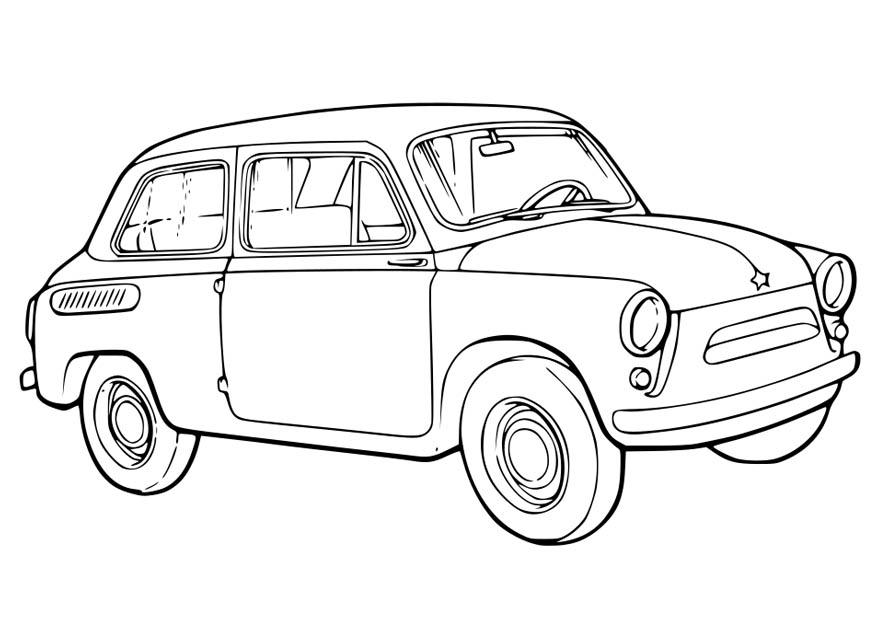 Malvorlage  auto