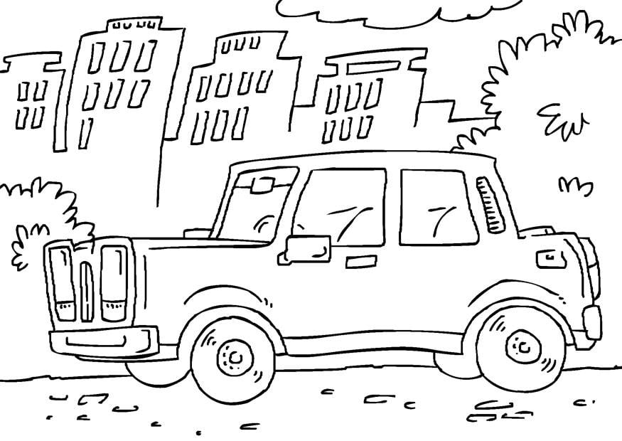Malvorlage  auto