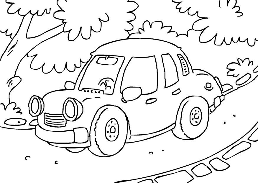Malvorlage  auto